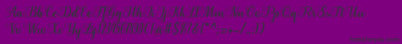 Cangkhoi Font – Black Fonts on Purple Background