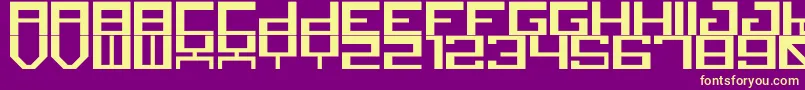More about canid Font canid Font – Yellow Fonts on Purple Background