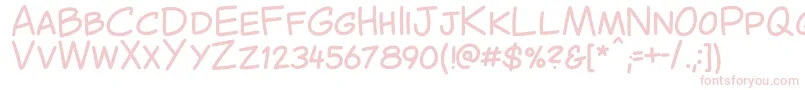 CantedComic Regular Font – Pink Fonts on White Background