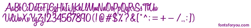 VarianeScript Font – Purple Fonts