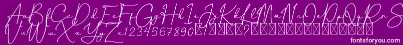 More about CanthikaFree Font CanthikaFree Font – White Fonts on Purple Background