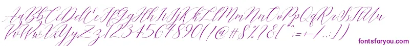 Cantona Slant Font – Purple Fonts