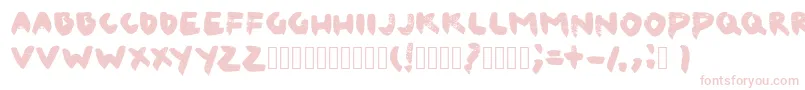 CanvaslmBlack Font – Pink Fonts on White Background