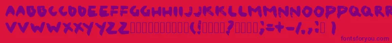 fuente CanvaslmBlack – Fuentes Moradas Sobre Fondo Rojo