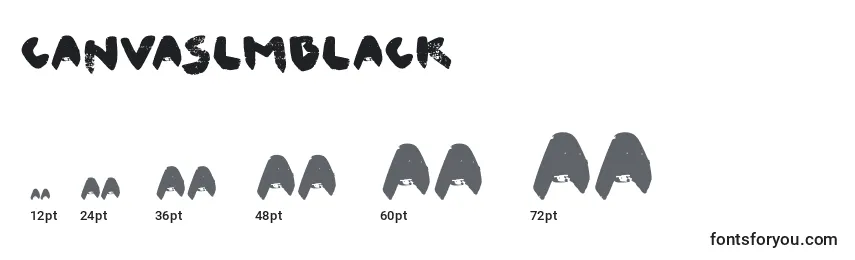 CanvaslmBlack Font Sizes