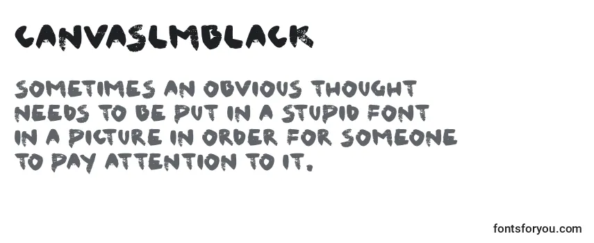 CanvaslmBlack Font
