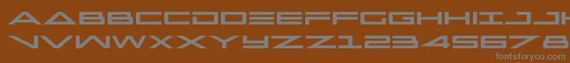 Weitere Informationen zur capella-Schriftart capella-Schriftart – Graue Schriften auf braunem Hintergrund