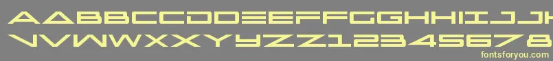 capella Font – Yellow Fonts on Gray Background