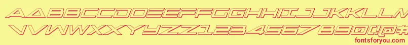 fuente capella3dcondital – Fuentes Rojas Sobre Fondo Amarillo