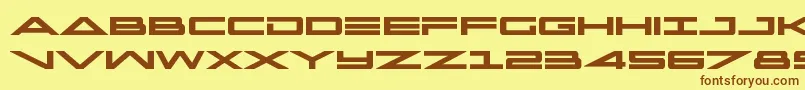 Więcej informacji o czcionce capellabold Czcionka capellabold – brązowe czcionki na żółtym tle
