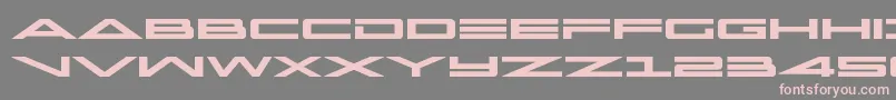 フォントcapellaboldexpand – 灰色の背景にピンクのフォント