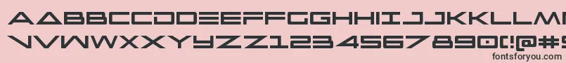 フォントcapellacond – ピンクの背景に黒い文字