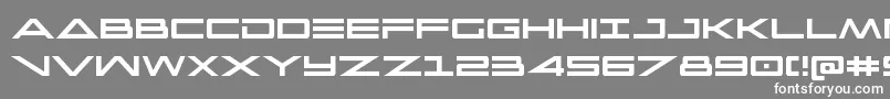 capellacond Font – White Fonts on Gray Background