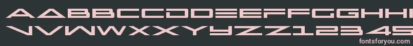 capellaexpand Font – Pink Fonts on Black Background