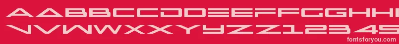 Шрифт capellaexpand – розовые шрифты на красном фоне