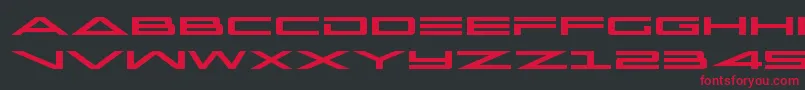 capellaexpand Font – Red Fonts on Black Background