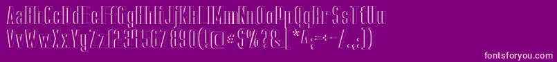 fuente CapicolaSansishOpen – Fuentes Rosadas Sobre Fondo Morado