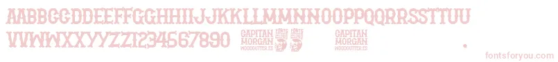 Fonte Capitan Morgan – fontes cor-de-rosa
