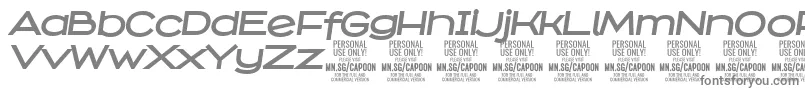 CapoonBoldIt PERSONAL Font – Gray Fonts