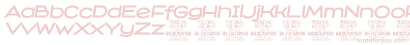 Lisätietoja CapoonBoldIt PERSONAL-fontista CapoonBoldIt PERSONAL-fontti – vaaleanpunaiset fontit