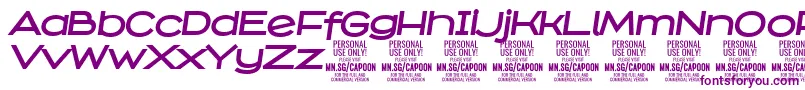Fonte CapoonBoldIt PERSONAL – fontes roxas