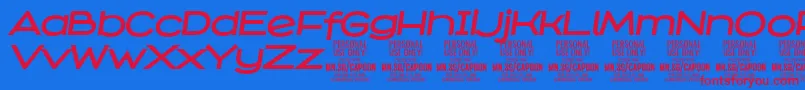 Подробнее о шрифте CapoonBoldIt PERSONAL Шрифт CapoonBoldIt PERSONAL – красные шрифты на синем фоне
