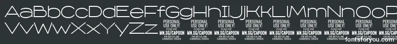 CapoonLigh PERSONAL Font – White Fonts