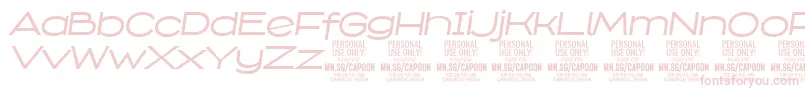 CapoonMediIt PERSONAL Font – Pink Fonts