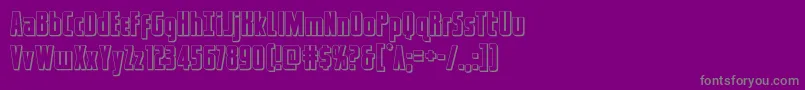 Подробнее о шрифте captcanaveral3d Шрифт captcanaveral3d – серые шрифты на фиолетовом фоне