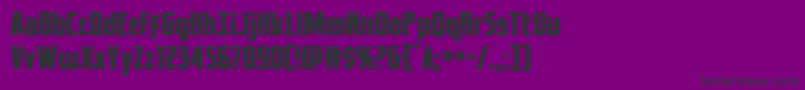 フォントcaptcanaveralexpand – 紫の背景に黒い文字