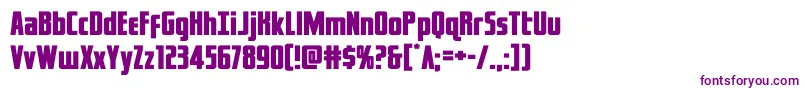 captcanaveralexpand-fontti – violetit fontit valkoisella taustalla