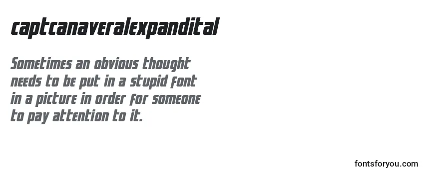 Captcanaveralexpandital (122779)-fontti