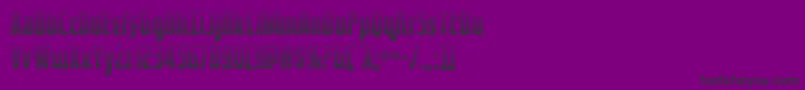 フォントcaptcanaveralgrad – 紫の背景に黒い文字