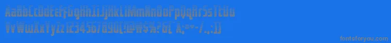 Шрифт captcanaveralgrad – серые шрифты на синем фоне