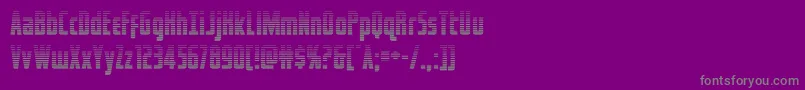 captcanaveralgrad Font – Gray Fonts on Purple Background