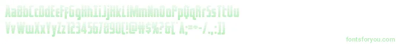 captcanaveralgrad Font – Green Fonts on White Background