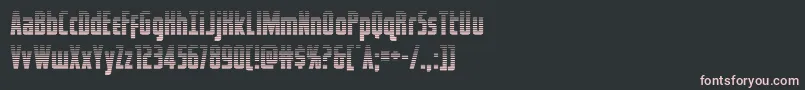 captcanaveralgrad Font – Pink Fonts on Black Background