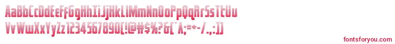 Шрифт captcanaveralgrad – красные шрифты на белом фоне