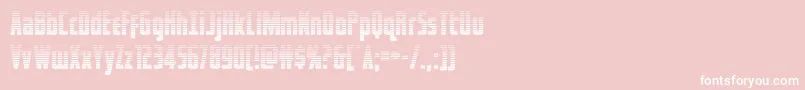 captcanaveralgrad Font – White Fonts on Pink Background
