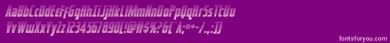 captcanaveralgradital Font – Pink Fonts on Purple Background