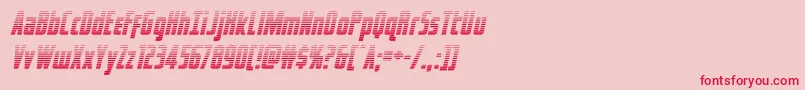 captcanaveralgradital Font – Red Fonts on Pink Background