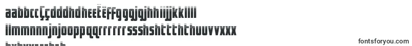 フォントcaptcanaveralhalf – アルバニアの文字