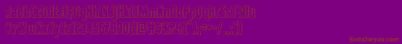 More about captcanaveralout Font captcanaveralout Font – Brown Fonts on Purple Background