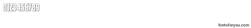 captcanaveralout Font – Fonts for Numbers and Digits