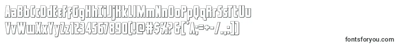 captcanaveralout-Schriftart – Schriften für Microsoft Excel