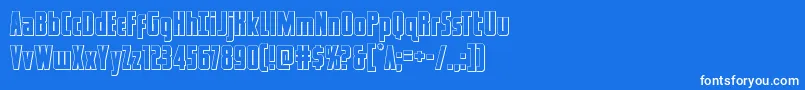 Подробнее о шрифте captcanaveralout Шрифт captcanaveralout – белые шрифты на синем фоне