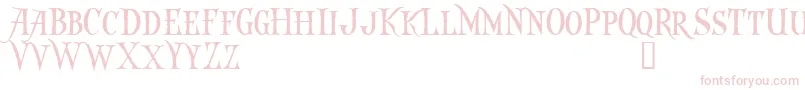 CAPTKD   Font – Pink Fonts on White Background