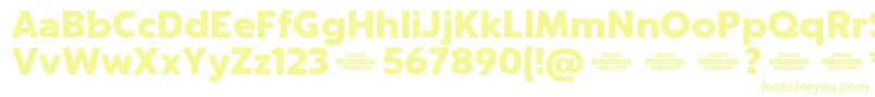 Captura BlackDemo Font – Yellow Fonts