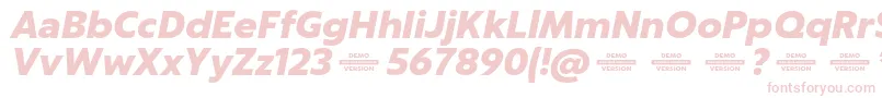Captura BlackItalicDemo Font – Pink Fonts