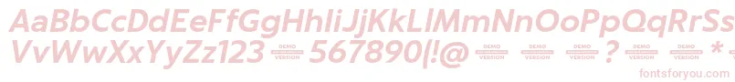 Captura BoldItalicDemo Font – Pink Fonts
